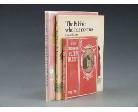 Beatrix Potter Peter Rabbit pictured by John R. Neill 1908 red boards with white titling and colour pictorial onlay, The All 