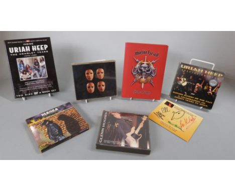 Approximately 50 rock CDs many collectable, mostly double digipacks including Led Zeppelin, Pink Floyd, Sacred Reich, Motorhe