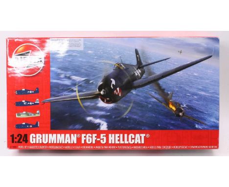 Airfix No. A19004 1/24th scale kit of a Grumman F6F-5 Hellcat, as issued in the original and very clean box