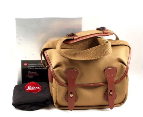 Billingham Combination Camera Bag for Leica (14855). With soft cover, in Leica branded box. (Very slight 'rub' and a couple o