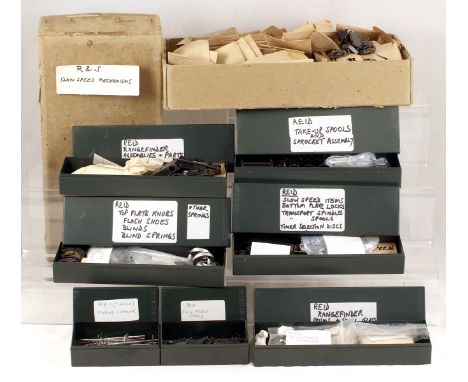 A Selection of Reid Spare Parts From an Ex R&amp;S Factory Employee. To include a large number of slow-speed parts and rangef