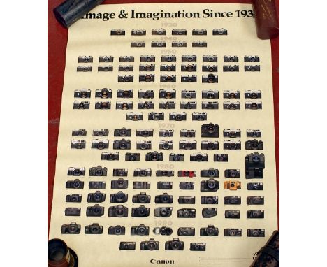 Camera Posters &amp; Other Photographic Ephemera. Comprising a large (approx 60x50cm) photographic print of the Billcliff cam