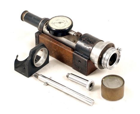 A Selection of Tools Used in the Reid &amp; Sigrist Factory. Comprising a R&amp;S rangefinder lens coupling gauge and a camer