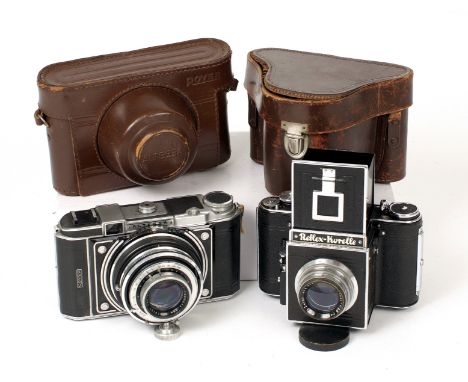 An Uncommon Royer Altessa 'Extending Tube' 6x9cm Camera. (condition 5F) with ERC. In place of normal bellows uses an extendin