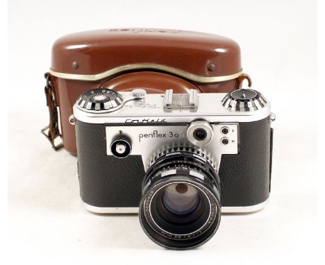 Corfield Periflex 3a 35mm SLR. Not firing/blinds not moving/seized, advance lever rotates with no stop (hence condition 5J) w