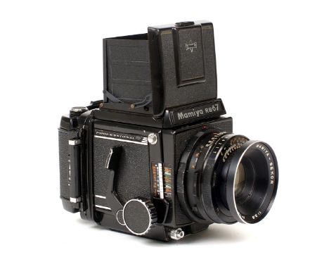 Mamiya RB67 Medium Format Camera. With Mamiya Sekor 127mm f3.8 lens. (a few minor marks &amp; dings and general wear to body,