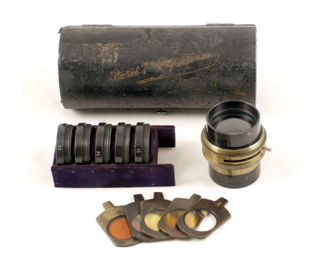 A Rare Busch Vademecum Lens Set No.11. Comprising lens with set of seven supplementary lenses, interchangeable front and rear