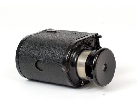 Bloch Physio-Pocket monocular. A VERY simple plate camera with a taking lens facing at right-angles to the way the photograph