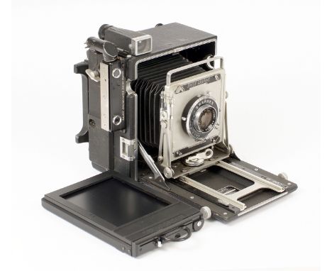 Graflex Speed Graphic 5x4 Camera. #895949 With Graphlex Optar 135mm f4.7 lens in Graphex shutter. (condition 4/5F) With Grafm