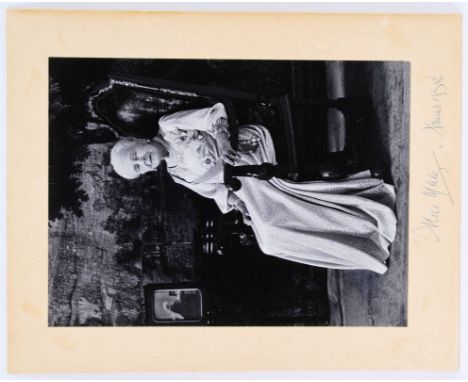 PRINCESS ALICE: An original photograph of Princess Alice, Countess Of Athlone, signed to the lower border. The autograph in b