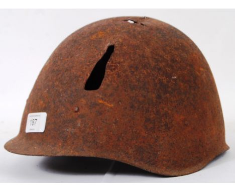 HELMET: An original WWI Eastern Front helmet - AF