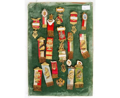 CHORAL MEDALS; A rare collection of Victorian late 19th / early 20th century German Choral / Singing medals. Many brass, or w
