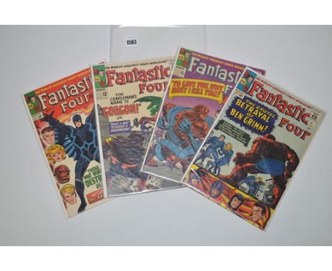 Fantastic Four: 41, 42, 44 and 46 (first Black Bolt).  (4)