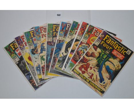 Fantastic Four: 61-70 (66-67 first Him/Warlock).  (12)