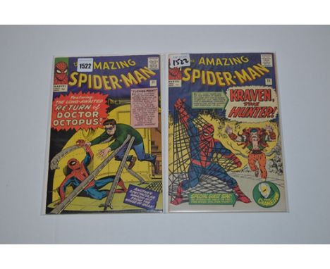 Amazing Spiderman, to include: 11, 15 (first Kraven the Hunter).  (2)