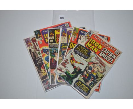 Tales of Suspense: 61, 63, 64, 67, 68 and 69 (First Hawkeye).  (6)
