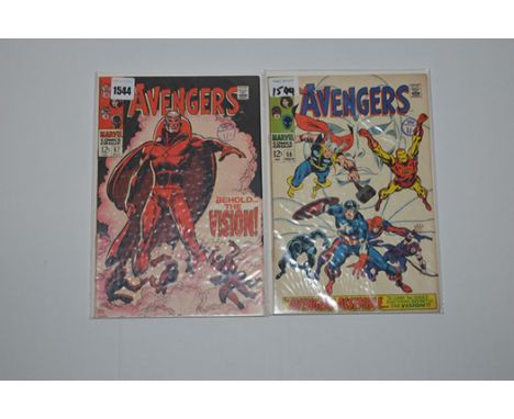 Avengers: 57 and 58 (first Vision).  (2)