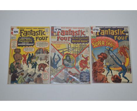 Fantastic Four: 15 (first Mad Thinker 1963), 17 and 18.  (3)