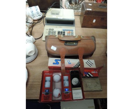 A selection of curios including Casio calculator and Crown Conquest bowls