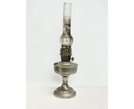 A vintage Super Aladdin oil lamp. 58.5cm 