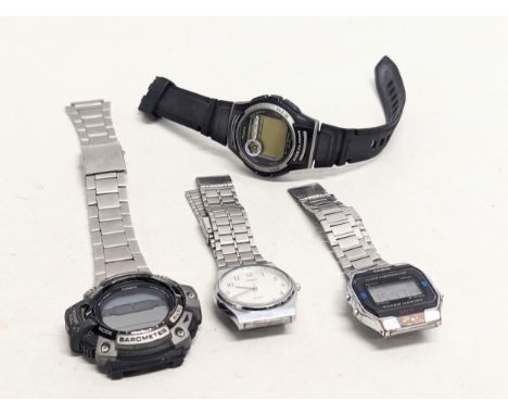 4 Casio watches 