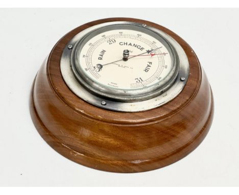 A large ships bulkhead barometer. Sharman D. Neill LTD, Belfast. 30x10.5cm 