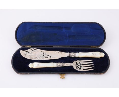 
	
		Y&nbspA CASED PAIR OF VICTORIAN SILVER FISH SERVERS
		HARRISON BROTHERS &amp; HOWSON, SHEFFIELD 1864
		The mother of pea