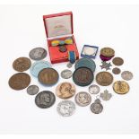 A COLLECTION OF SWEDISH MEDALS AND COMMOMORATIVE MEDALS