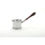 A GEORGE III SILVER BRANDY PAN
