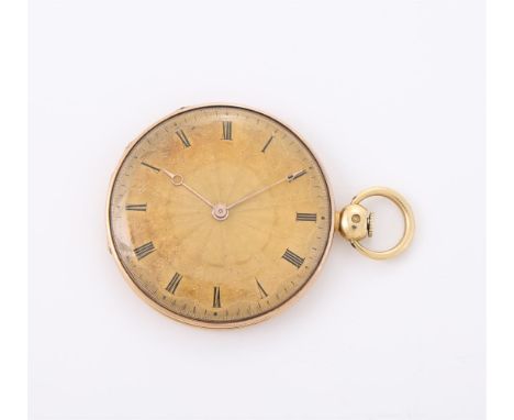 
	
		LEROY &amp; FILS, PARIS
		A FRENCH OPEN FACE POCKET WATCH, NO. 18511
		Movement: Cylinder escapement, three armed flat b