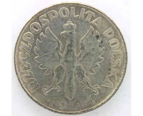 1924 Poland two zlote. P&amp;P Group 1 (£14+VAT for the first lot and £1+VAT for subsequent lots) 
