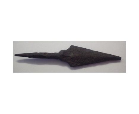 Iron age Hunting Spear head. P&amp;P Group 1 (£14+VAT for the first lot and £1+VAT for subsequent lots) 