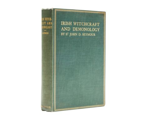 Spiritualism.- Seymour (John D.) Irish Witchcraft and Demonology, first edition, manuscript recipes in contemporary hand loos