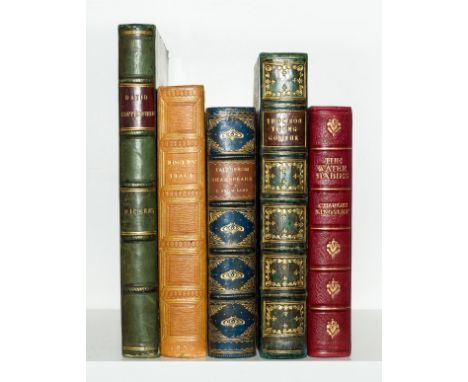 Bindings.- Dickens (Charles) The Personal History of David Copperfield, plates and illustrations by J. Barnard, light foxing,