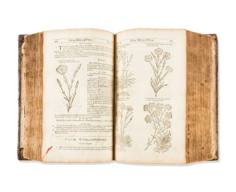 Herbal.- Gerard (John) The Herball of Generall Historie of Plantes, lacking title, 2 manuscript titles inserted, numerous woo