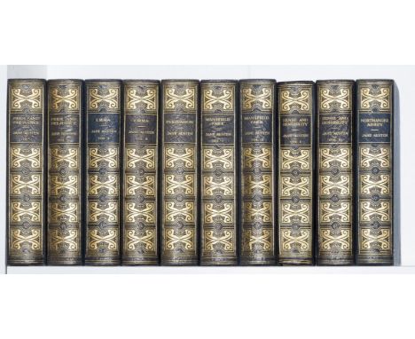 Austen (Jane) The Novels, 10 vol., introduction and notes by R. Brimley Johnson, colour plates, occasional light spotting, so