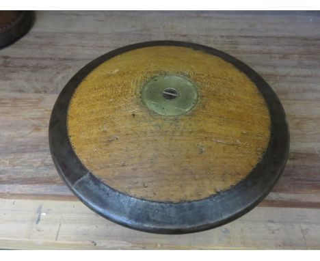 ATHLETICS, vintage discus, 9" dia