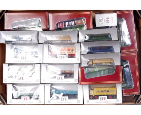Thirty boxes EFE 1/76th scale boxed commercial vehicles, all appear as issued, liveries include LACONS of Great Yarmouth, Blu