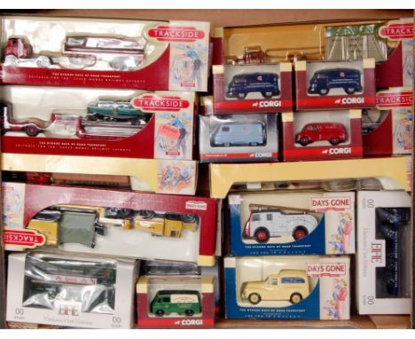 Fifty boxed as issued EFE, Trackside, Days Gone and Corgi mixed scale diecasts, mainly 00 scale to include commercials and pu