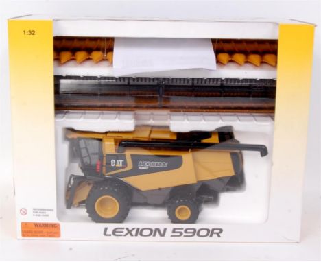 Norscot No.56018, 1/32nd Scale diecast Model of a Lexion 590R combine harvester, appears as issued in the original window box