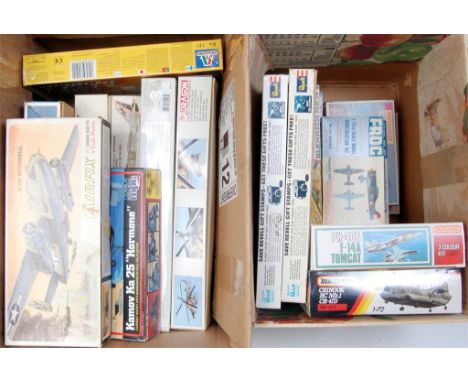 20 boxed plastic aircraft kits by Frog, Airfix, Revell, Matchbox and others, all appear as issued to include; Frog Dewotine D