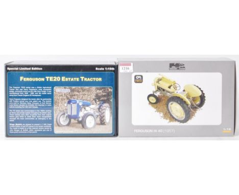 Universal Hobbies, 1/16th scale Ferguson tractor group, 2 boxed examples to include; limited edition Ferguson 1957 Hi 40 (NM-