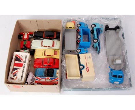 Corgi Toys, mixed issue boxed and playworn diecast group, 15 examples to include; Wall's Commer 5-ton van (G), ERF Model 44G 