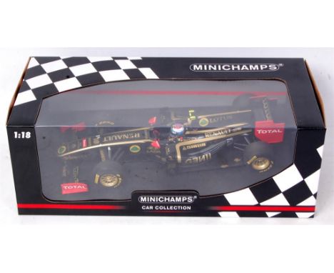 Minichamps, 1/18th scale model of a Lotus 2011 Formula 1 showcar, in the original window box (NM-M,BVG)
