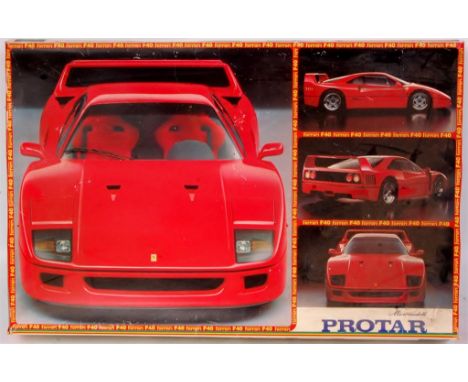 Protar, 1/12th scale plastic kit for a Ferrari P40, appears as issued, unmade example in original box, hard to find