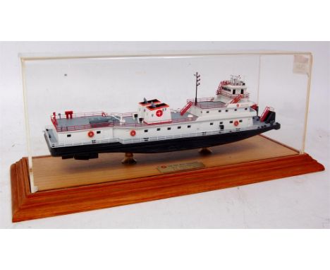 Classic Construction Models, Brass Precision scale 1/186 model of a Ohio River Towboat, limited edition to 100 pieces, produc