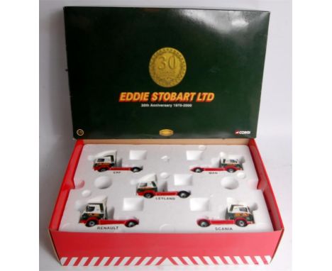 Corgi, No.76901 Eddie Stobart 30th anniversary 1970-2000 boxed set comprising of 5 various tractor units, limited edition 309