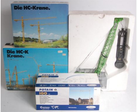 Conrad, TWH and Brami diecast crane group to include; 2 boxed Conrad Liebherr HC crane (both G-VG,BG), a boxed TWH 1/50th sca