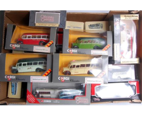 26 boxed Corgi Classics, Corgi Original Omnibus and public transport diecast group, all appear as issued, 1/76th and 1/50th s