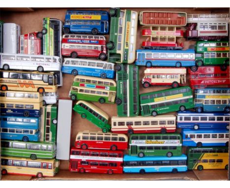 Forty loose Corgi original Omnibus and EFE public transport diecast group, various regions, examples to include; Cranham AEC 